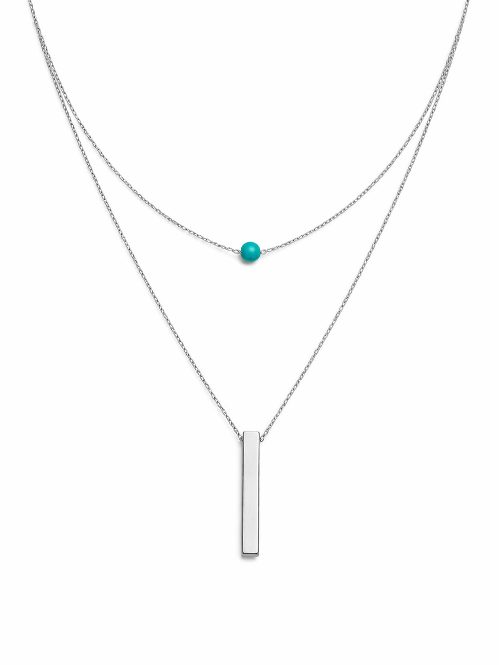 Bar & Stone Necklace