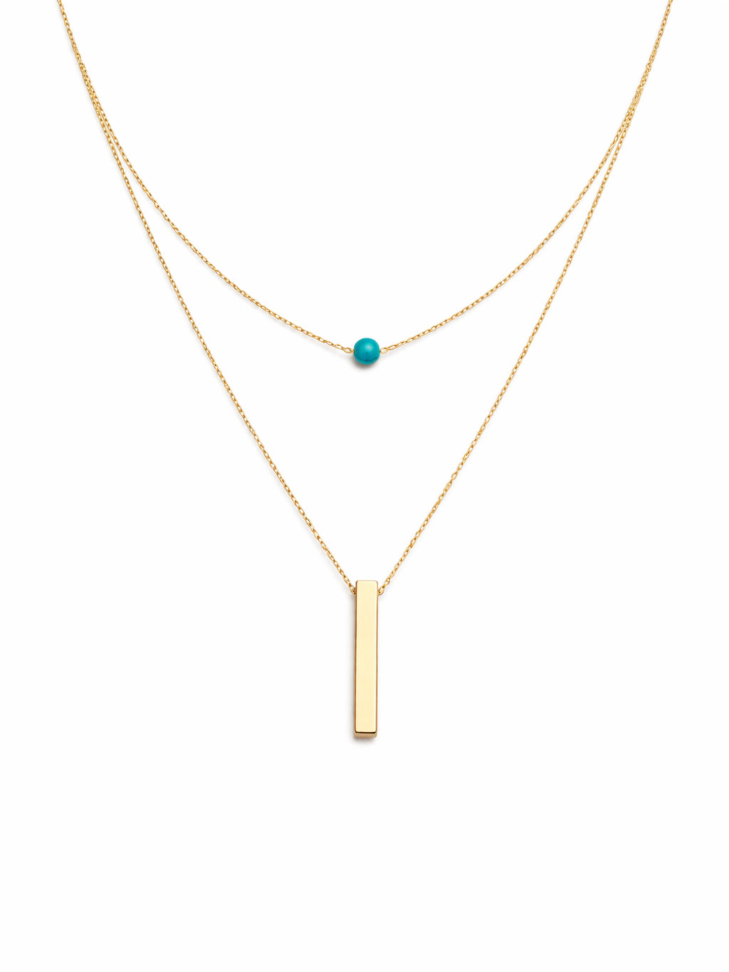Bar & Stone Necklace