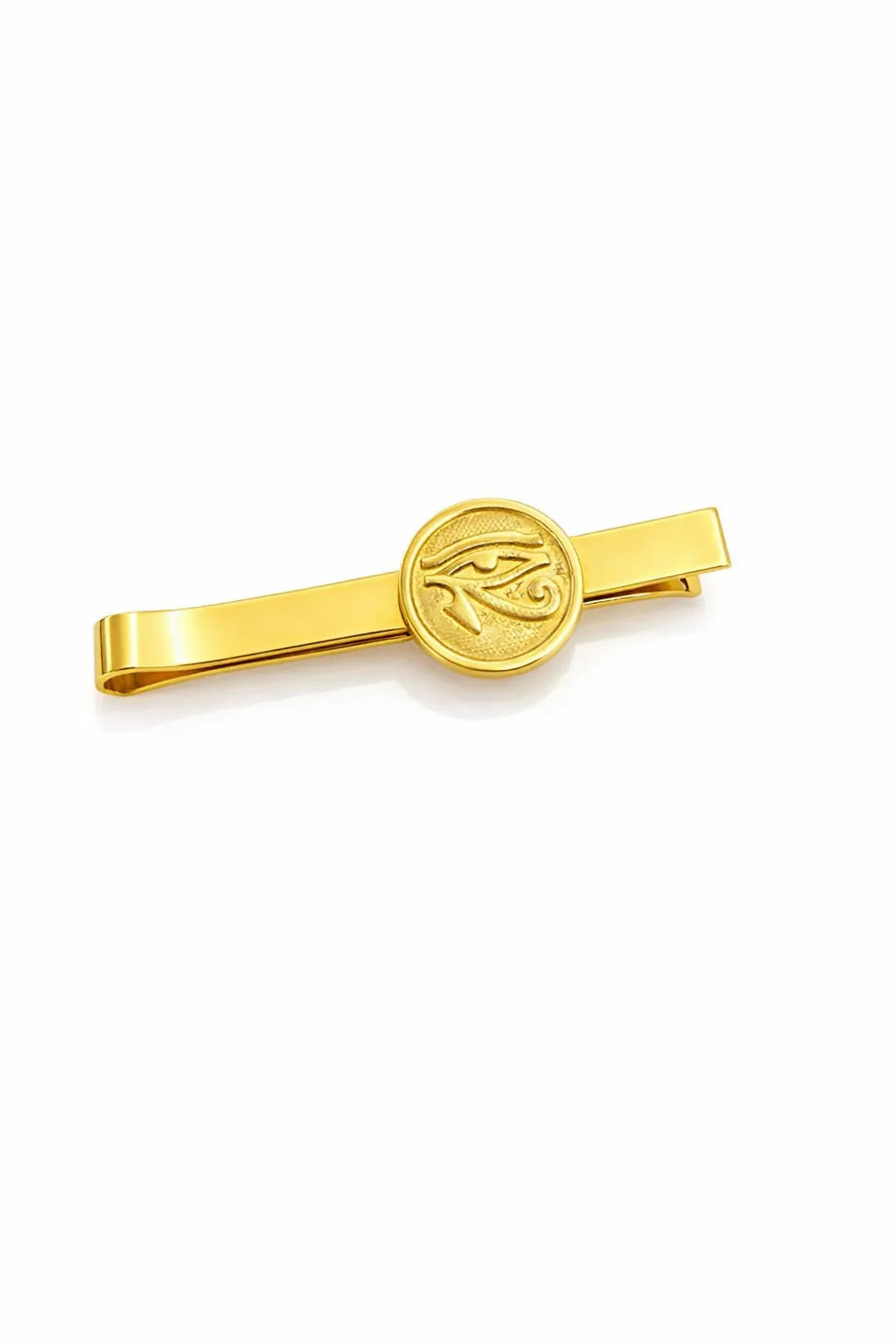 Elegant Symbol Tie Bar - Yellow Gold-Plated Silver 925