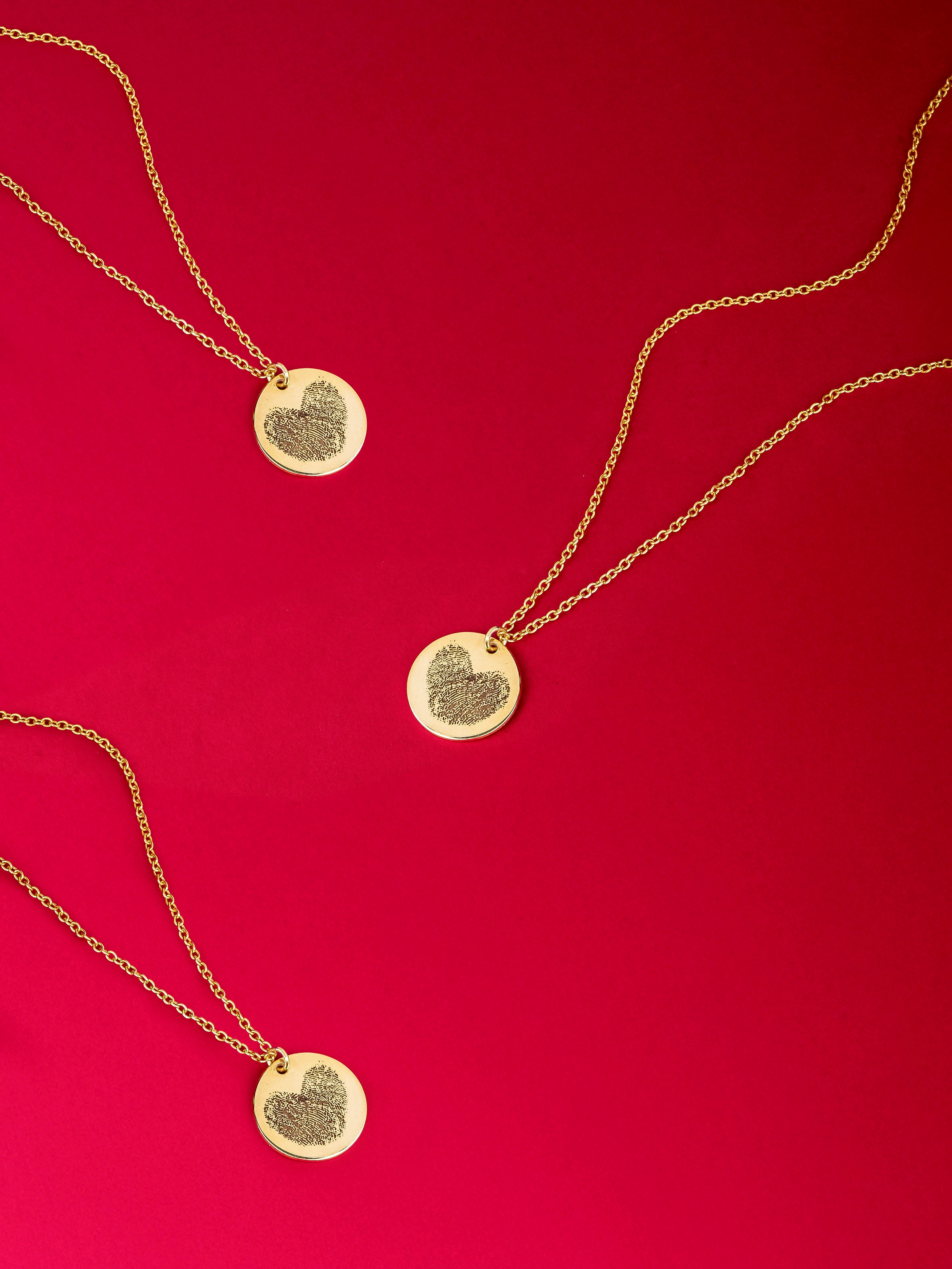 Fingerprint Heart Necklace