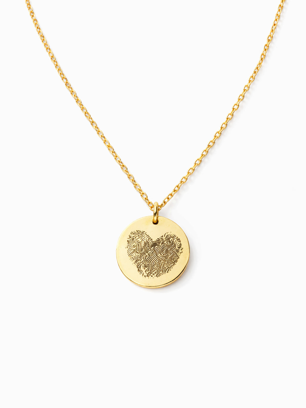 Fingerprint Heart Necklace
