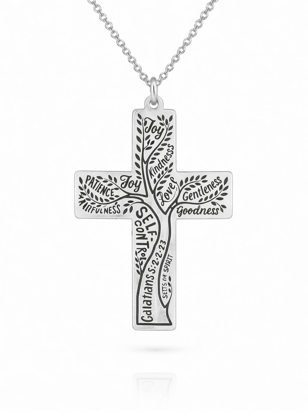 Fruits of the Spirit Cross Necklace