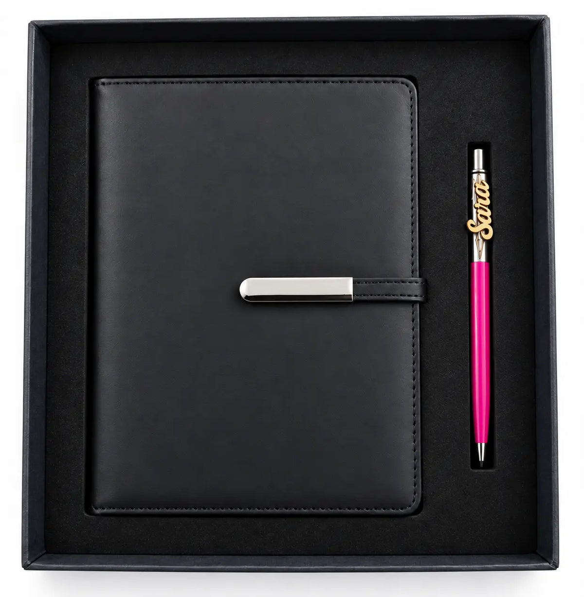 Minimalist Name Pen Set - Yellow Gold-Plated Silver 925