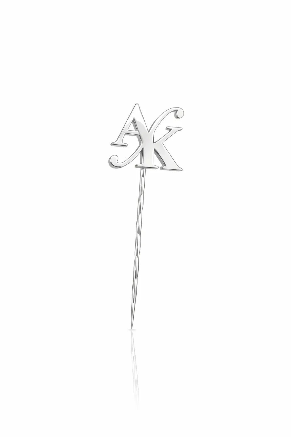 Monogram Hairpin - Yellow Gold-Plated Silver 925