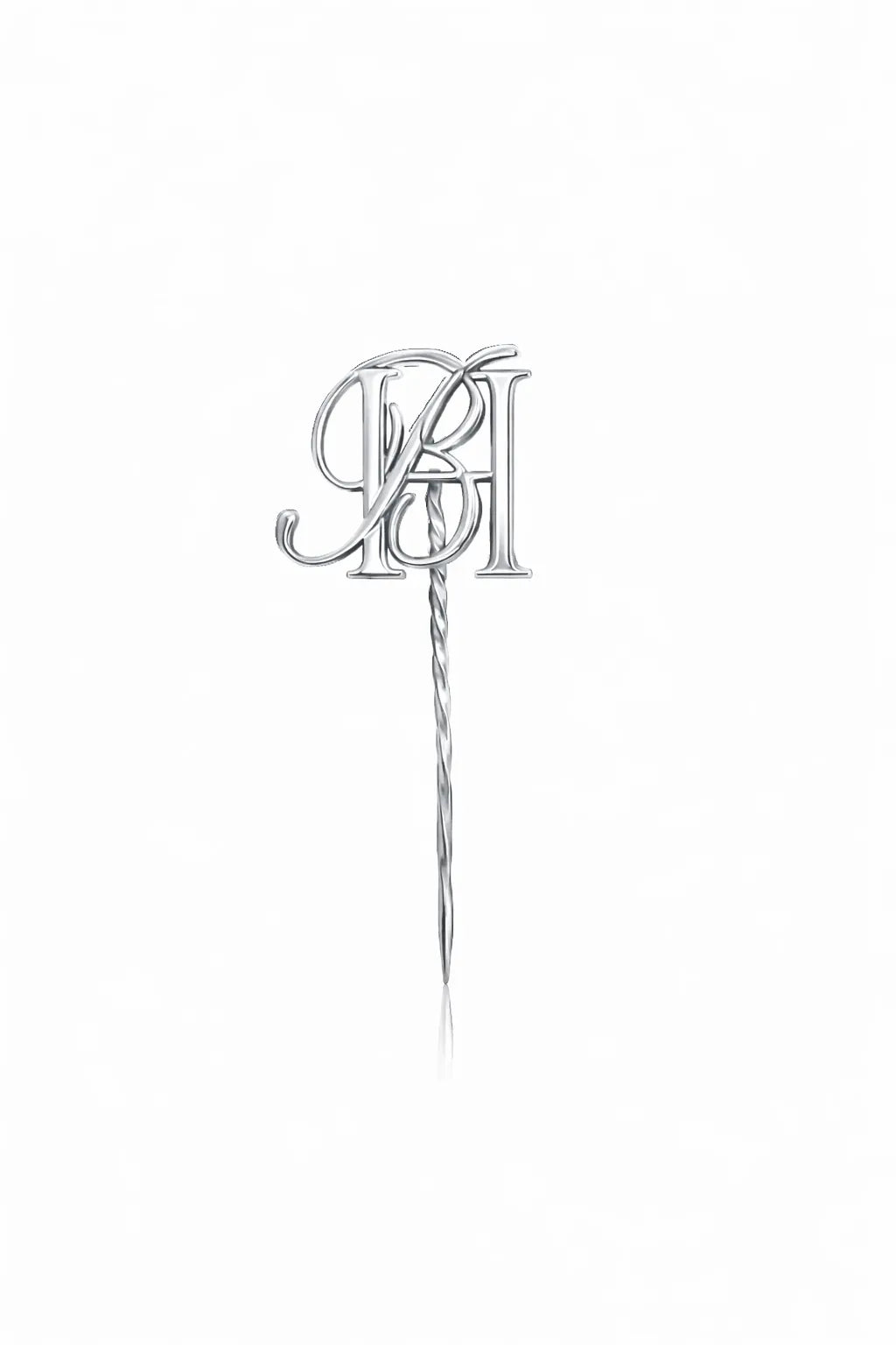 Monogram Pin - Yellow Gold-Plated Silver 925