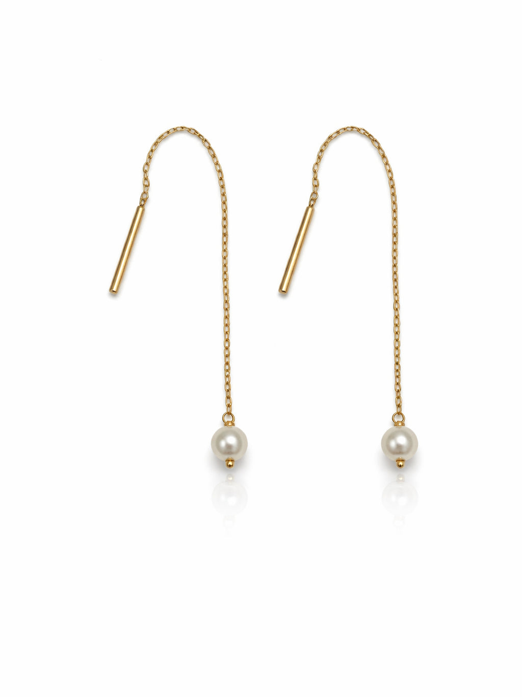 Pearl Threader Earrings