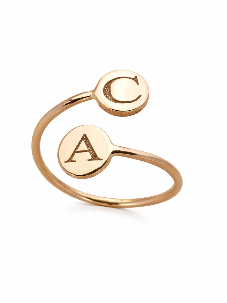 Personalized Initials Ring