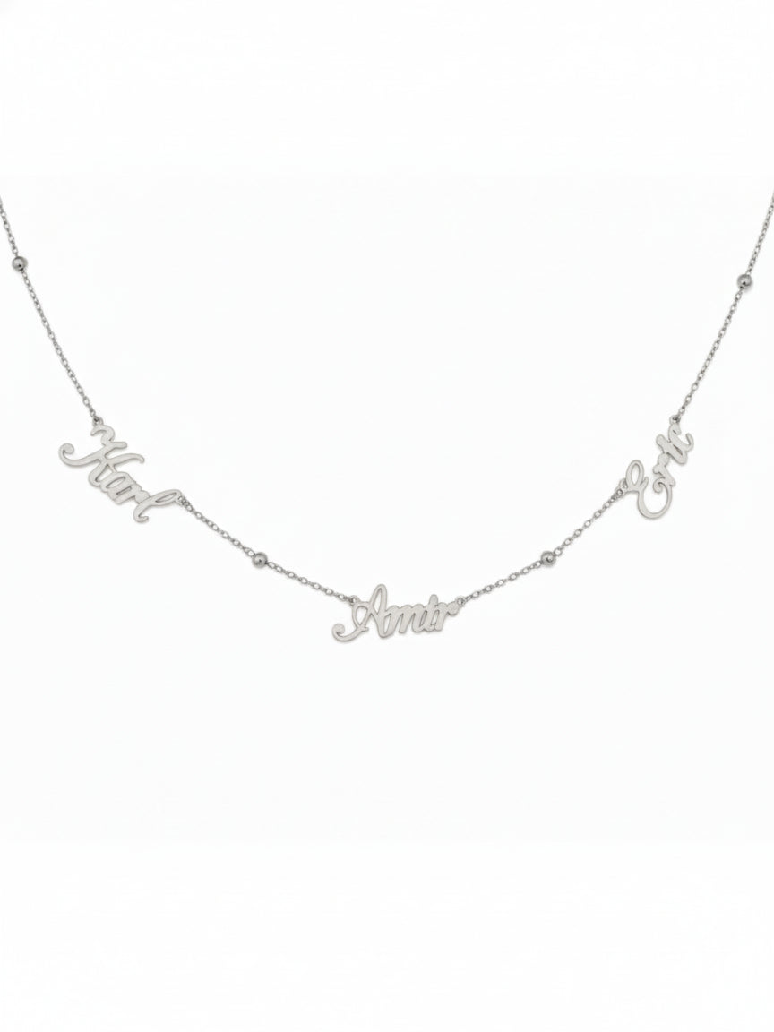 Personalized Necklace with 3 Names
