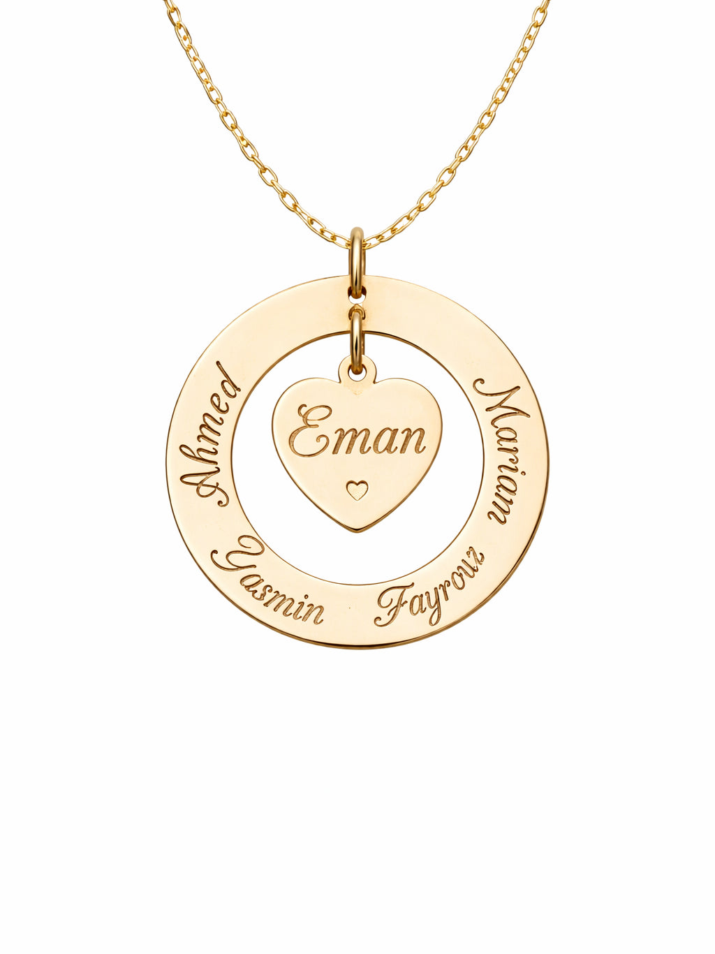 Personalized Round Pendant