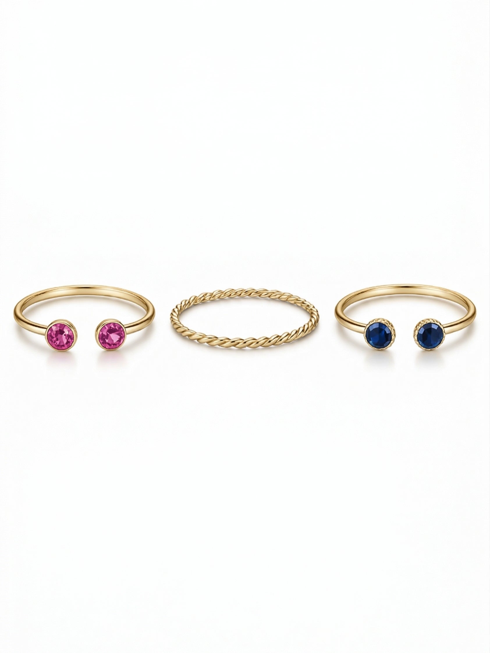 Minimal Stackable Ring Set