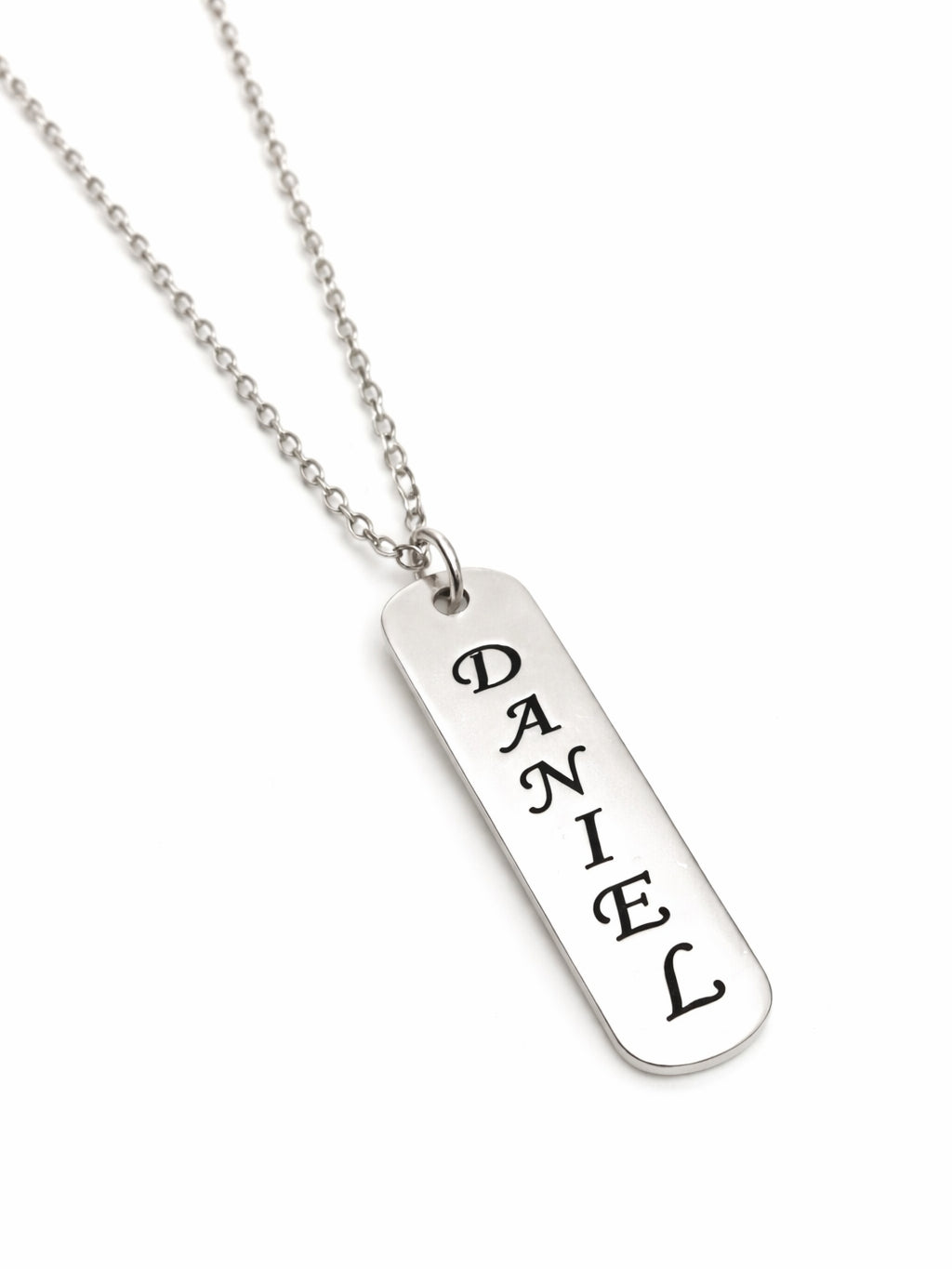 Vertical Name Bar Necklace