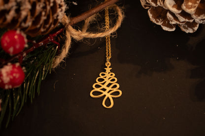 Christmas Tree Necklace