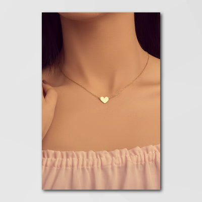 Heart Necklace with Extension
