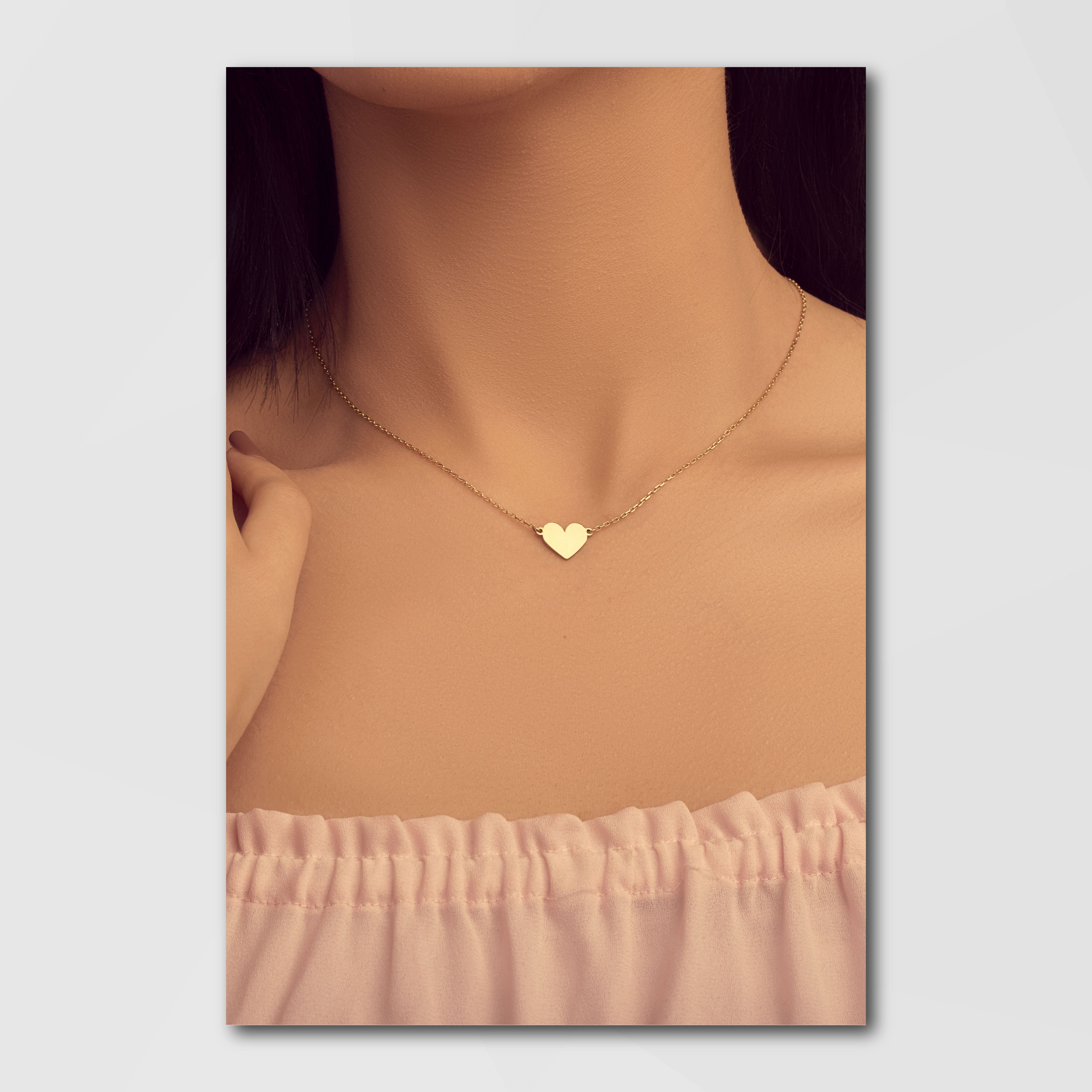Heart Necklace with Extension