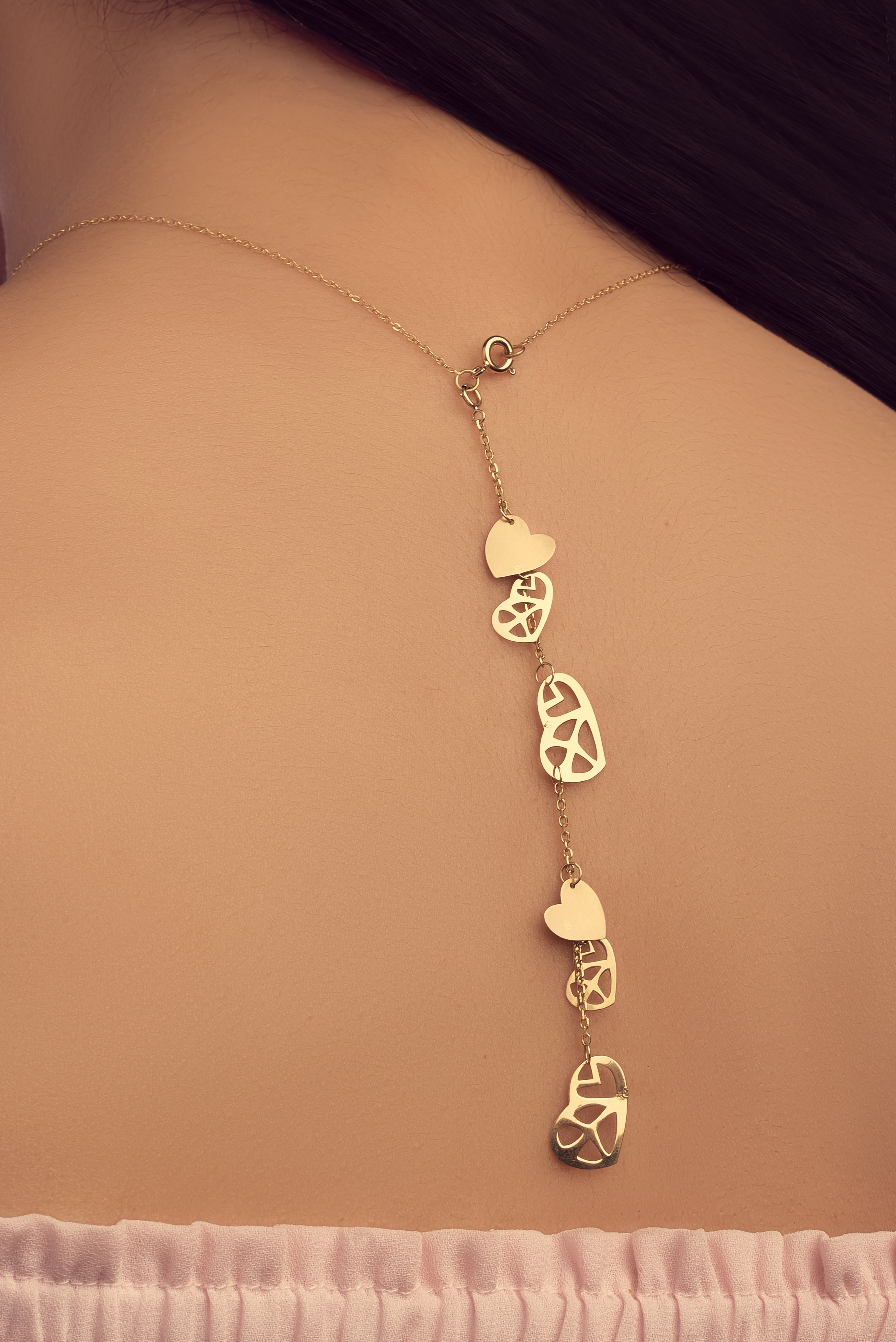 Heart Necklace with Extension