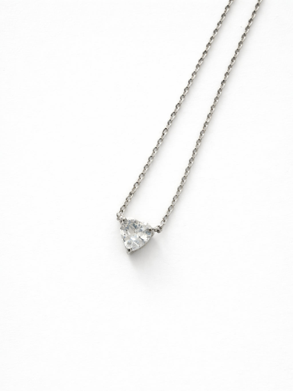 Crystal Heart Pendant Necklace