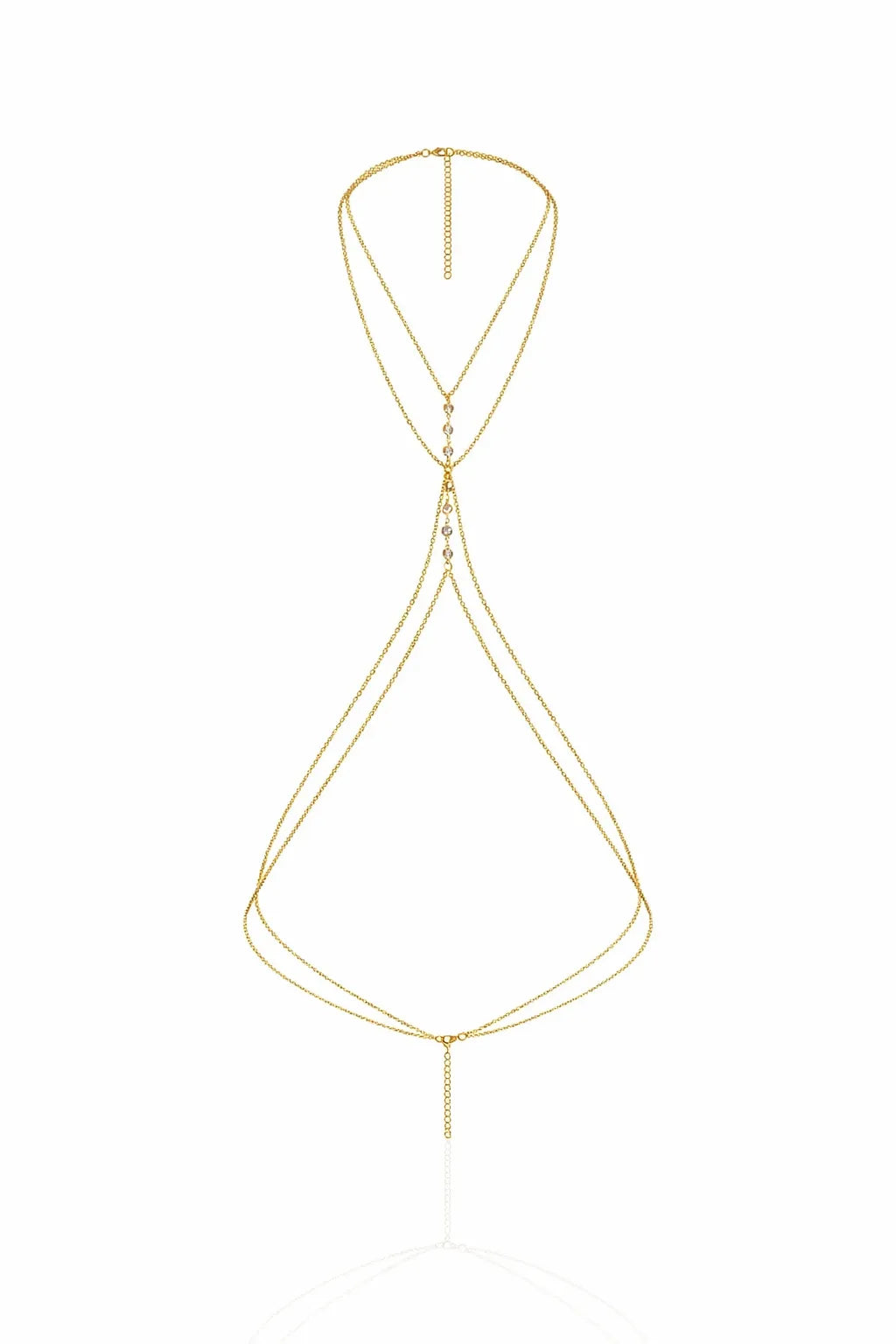 Ethereal Layered Body Chain - Yellow Gold-Plated Silver 925