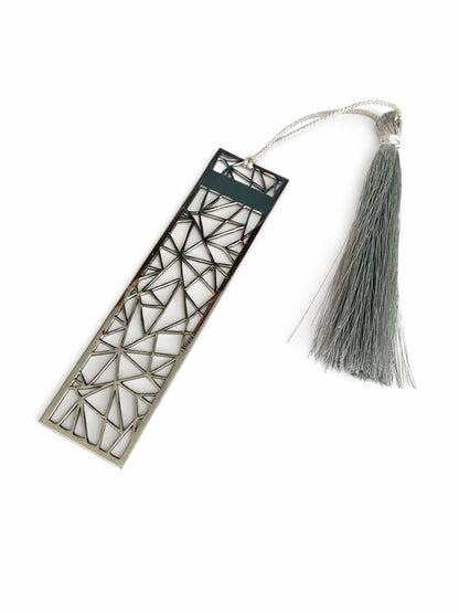 Modern Geometric Metal Bookmark