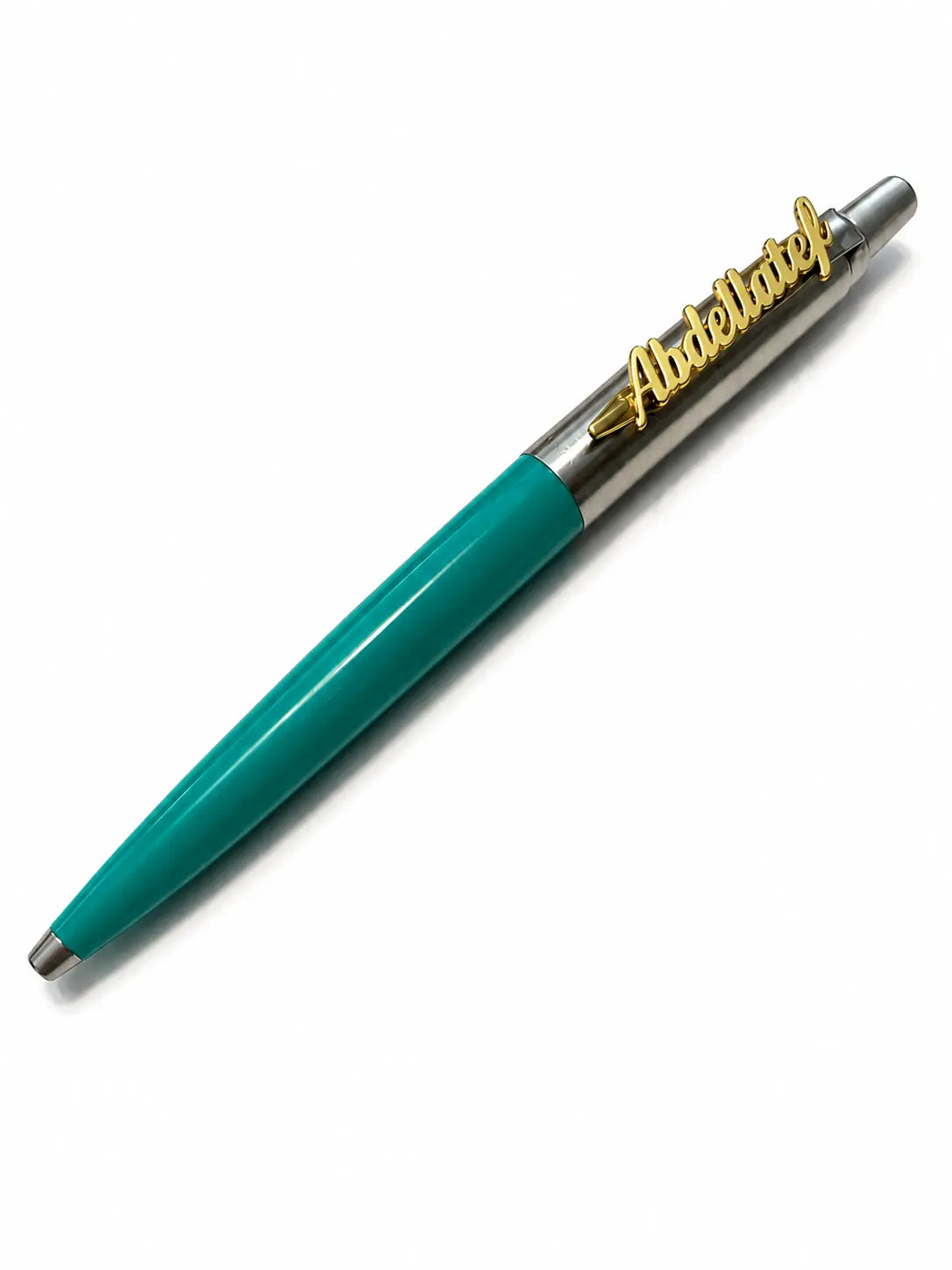 Personalized Parker Pen (Turquoise x Silver)