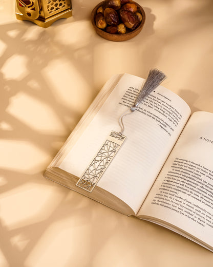 Modern Geometric Metal Bookmark