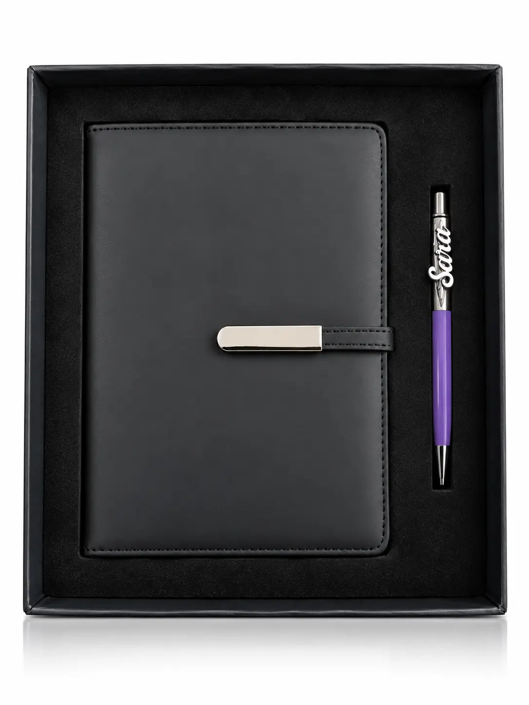 Minimalist Name Pen Set (Purple)