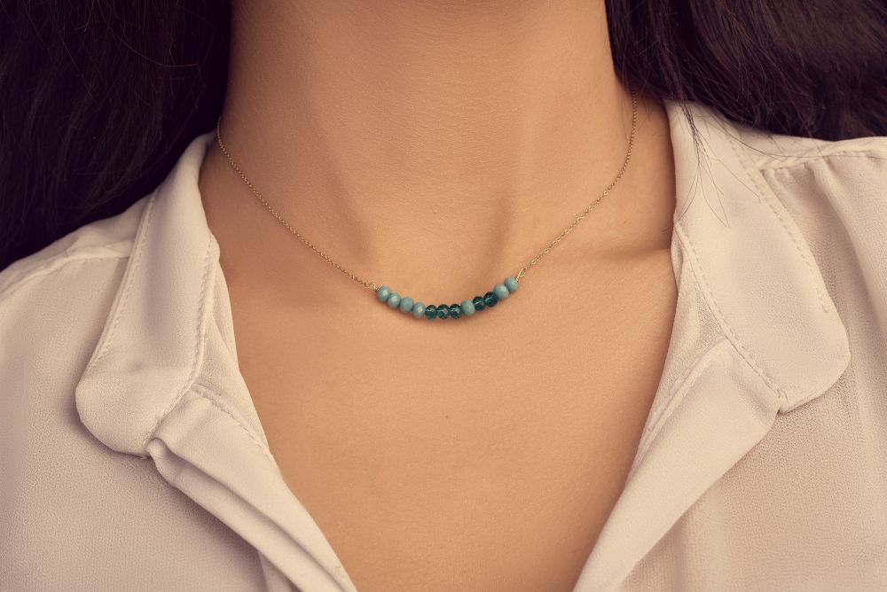 Morse Code Custom Word Necklace