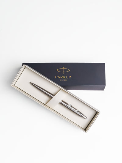 Personalized Parker Pen (Silver)