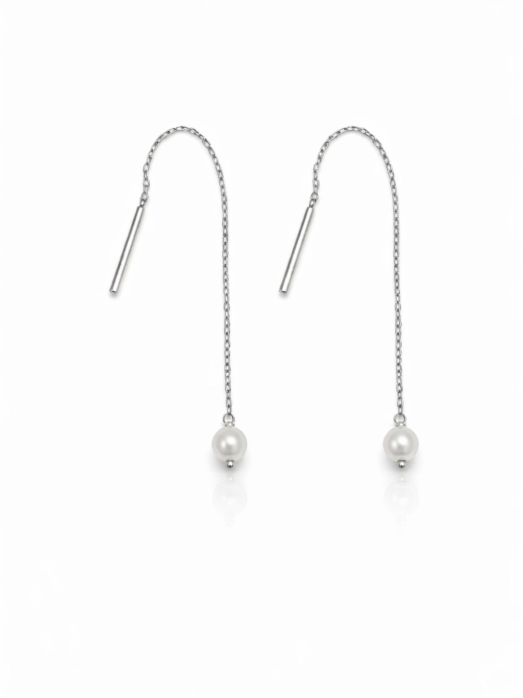 Pearl Threader Earrings