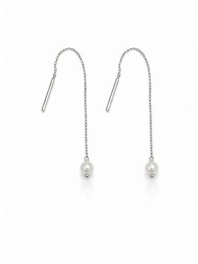 Pearl Threader Earrings