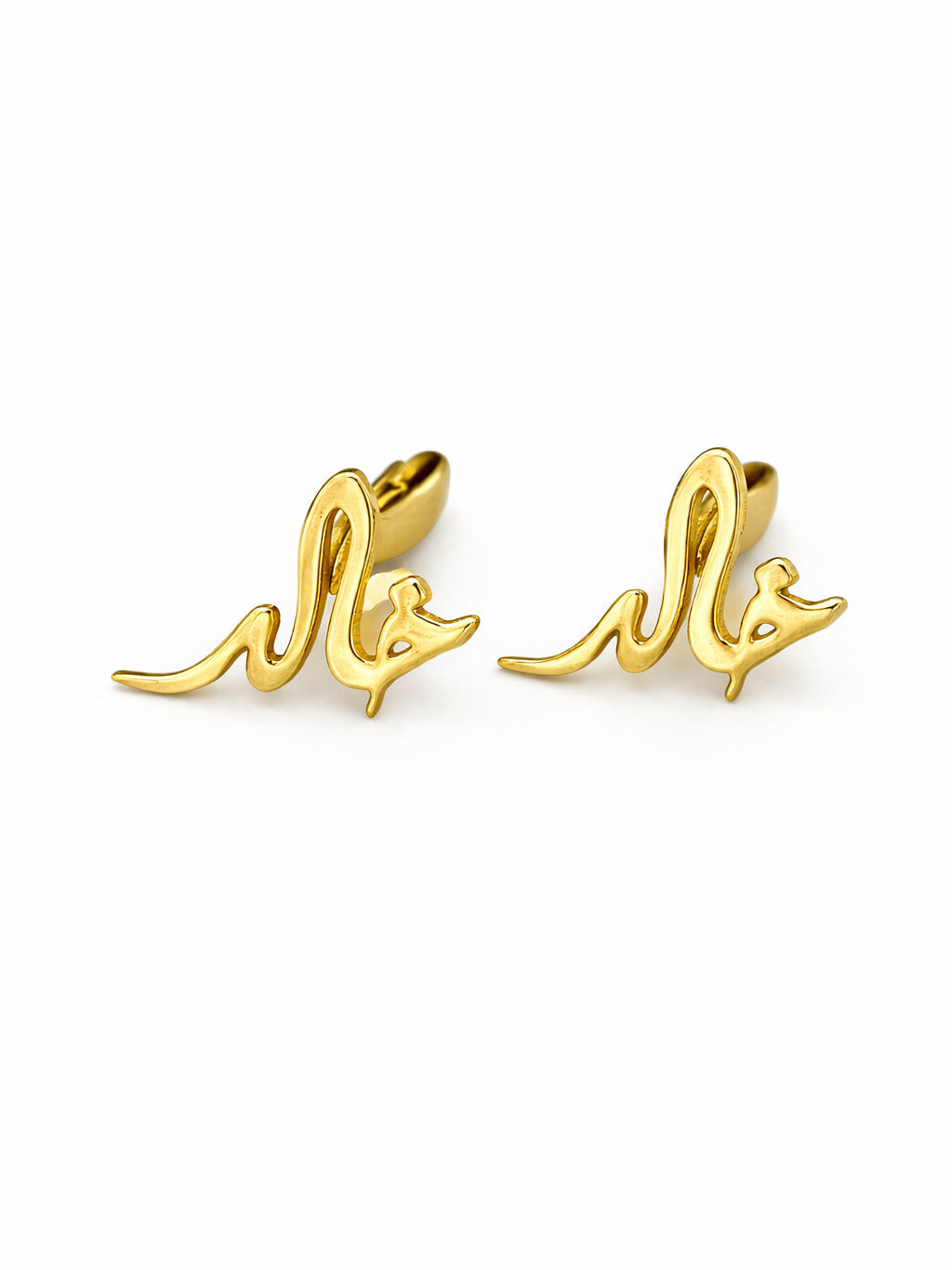 Personalized Cufflinks (Simple Arabic)