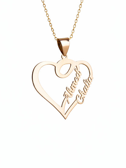 Personalized Heart Pendant