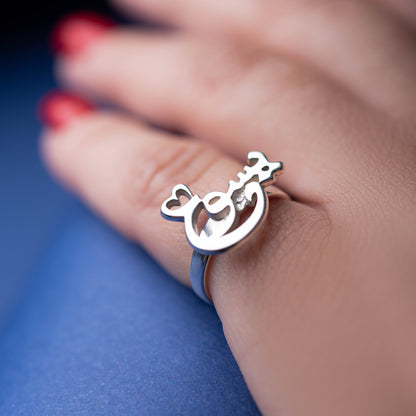 Personalized Name Ring