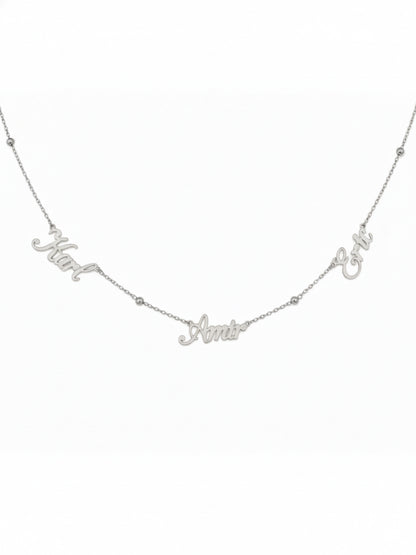 Personalized Necklace with 3 Names
