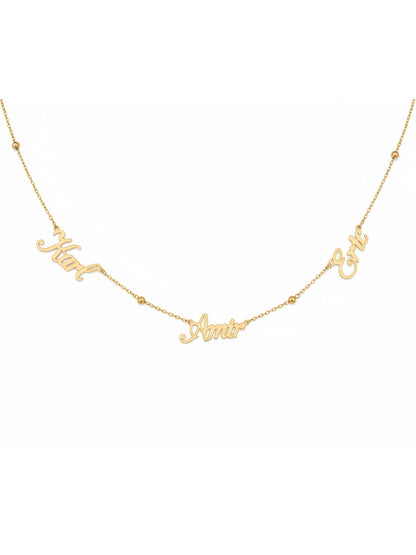 Personalized Necklace with 3 Names