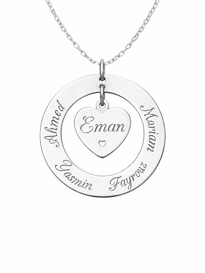 Personalized Round Necklace