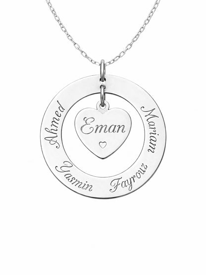 Personalized Round Necklace