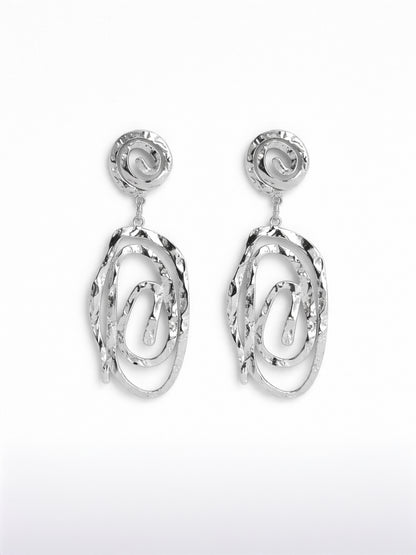 Spiral Statement Earrings