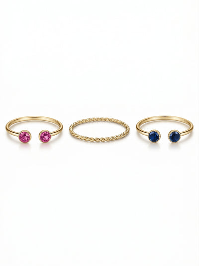 Minimal Stackable Ring Set