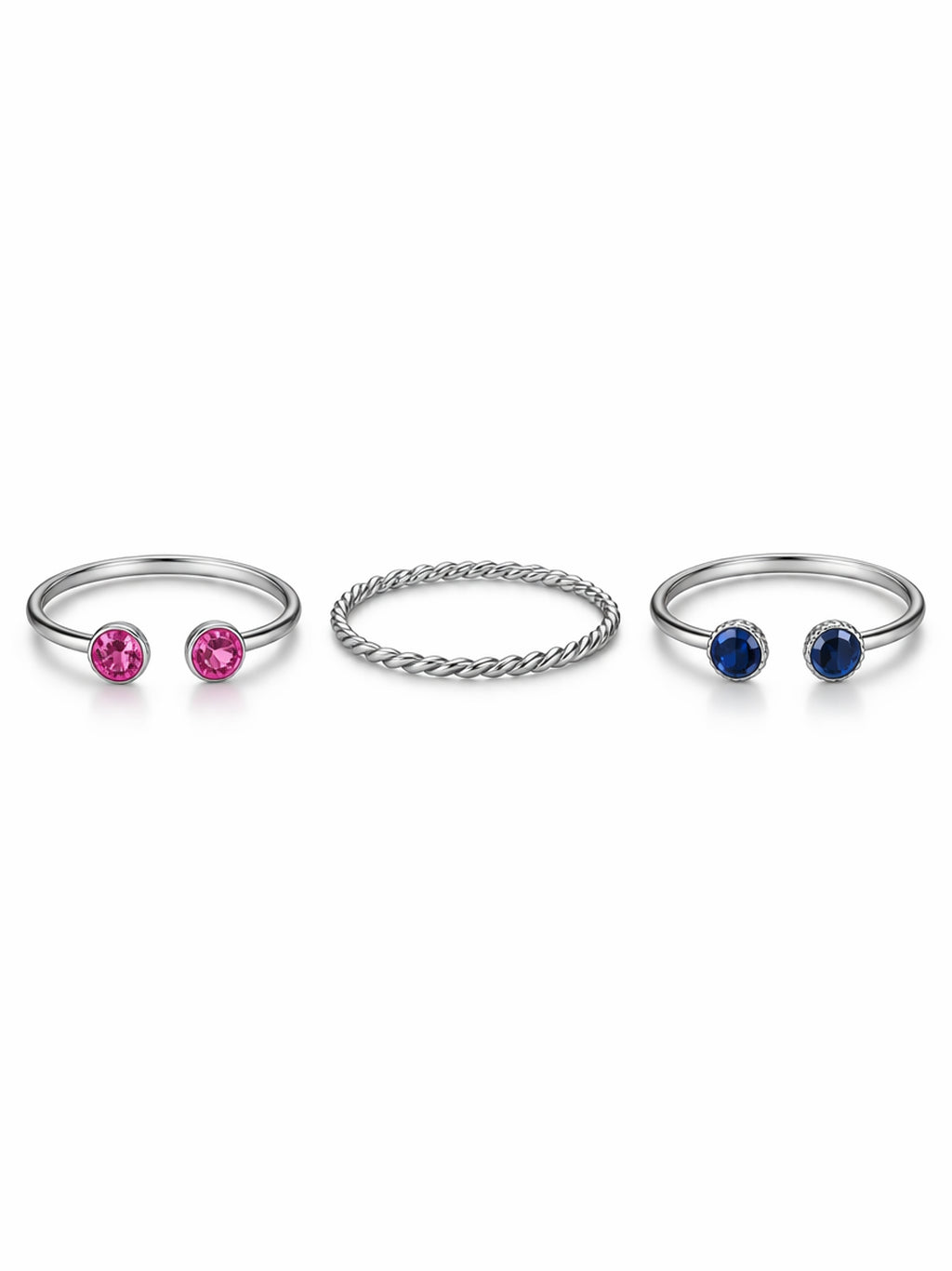 Minimal Stackable Ring Set