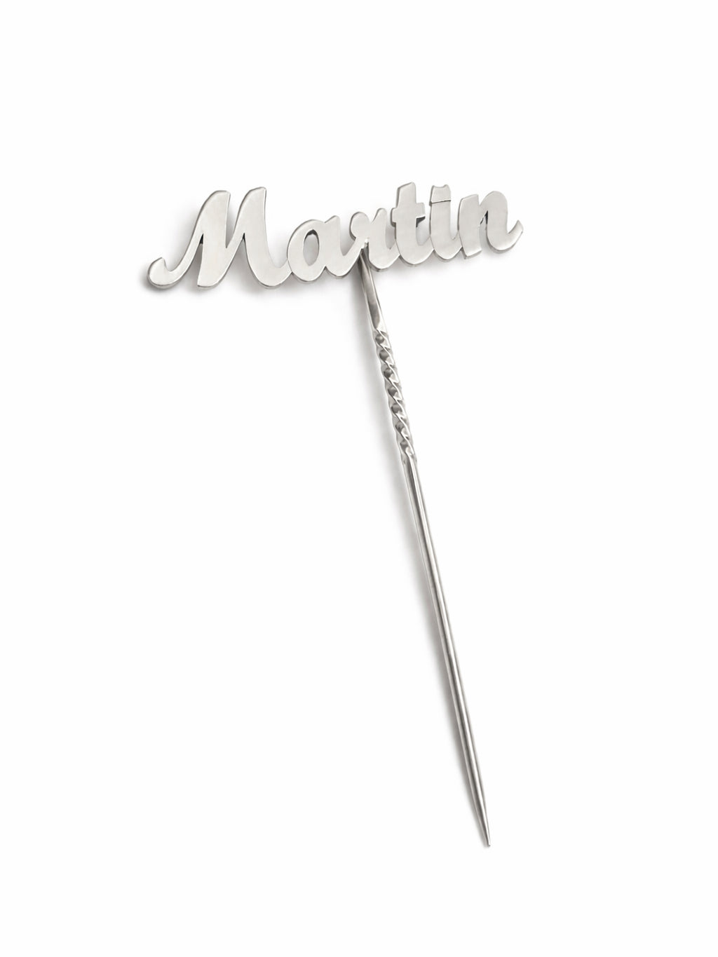 Personalized English Name Suit Pin