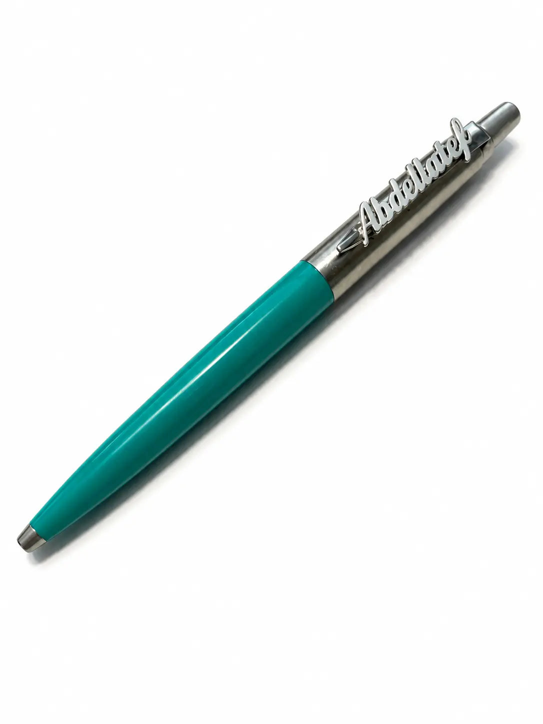 Personalized Parker Pen (Turquoise x Silver)