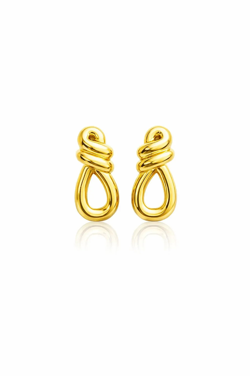 Twist Loop - Yellow Gold-Plated Silver 925