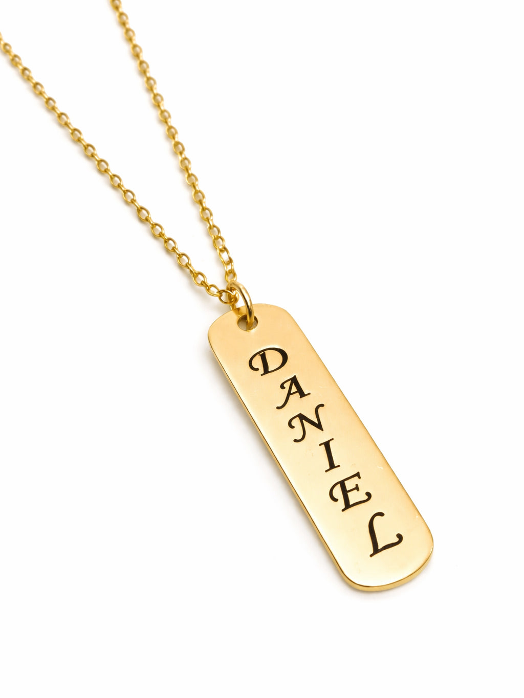 Vertical Name Bar Necklace